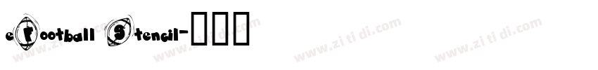 eFootball Stencil字体转换
